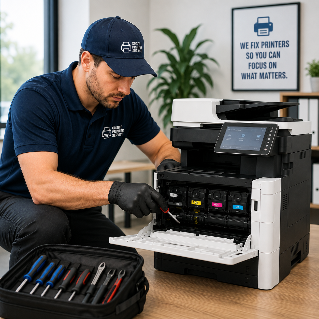 Professional onsite printer service